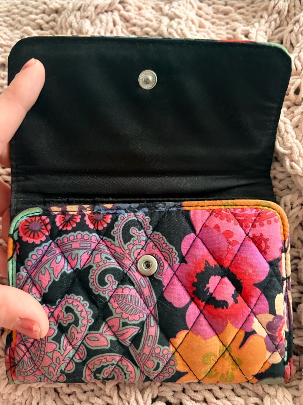 Vera Bradley Quilted Floral Wallet in Floral Fiesta - Picture 2 of 4